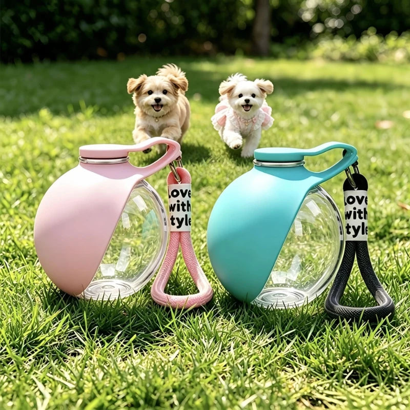 Gourde 2-en-1 pour chien — Hydratation facile en balade