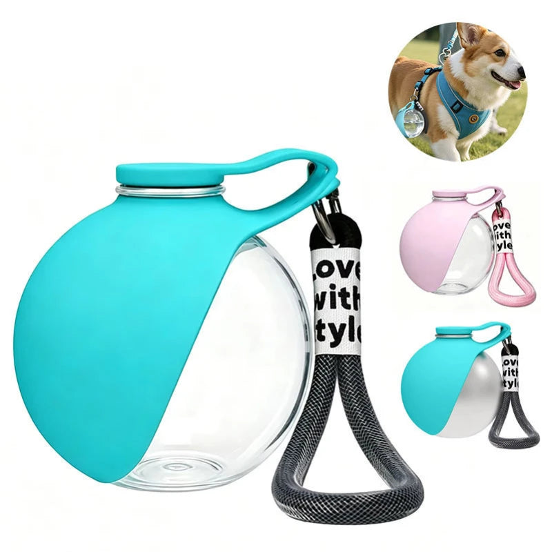 Gourde 2-en-1 pour chien — Hydratation facile en balade